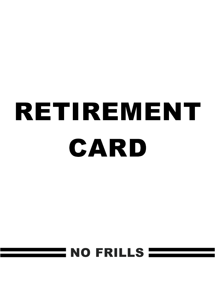 No Frills Valentine's Day Card front